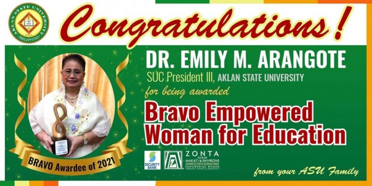 Read more about the article ASU President is 2021 Bravo Empowered Woman for Education