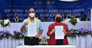 Read more about the article LOOK and READ: ASU Prez signs MOA with OPAPRU, DOST; joins Turn-over Ceremony of Phase I Housing Project for PDC