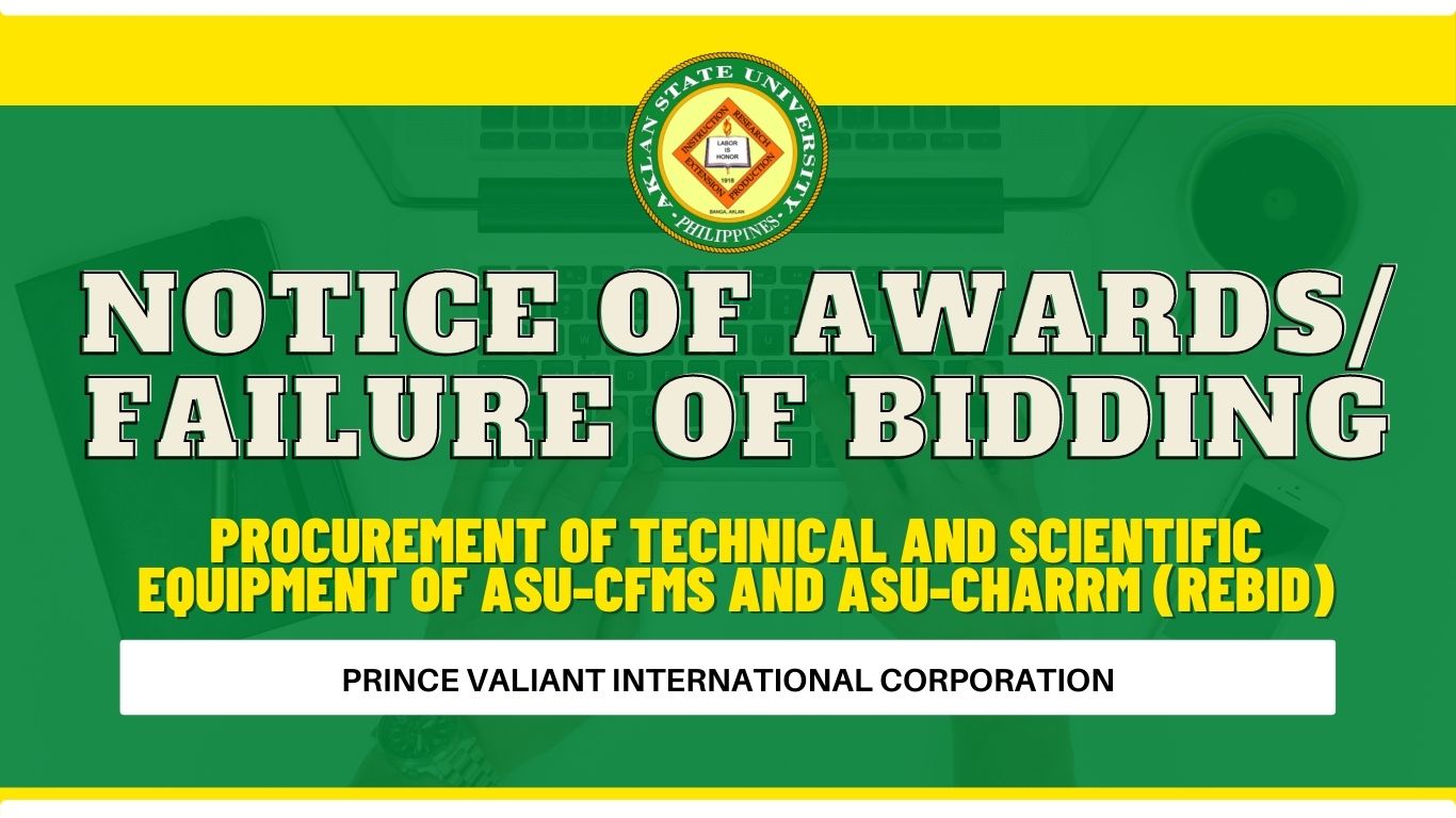 You are currently viewing Procurement of Technical and Scientific Equipment of ASU-CFMS and ASU-CHARRM (Rebid)