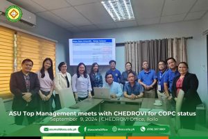 ASU Top Management meets with CHEDROVI for COPC status