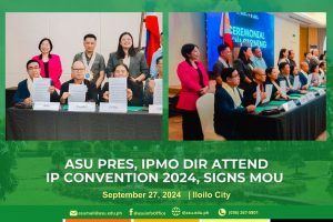 ASU Pres, IPMO Dir attend IP Convention 2024, signs MOU